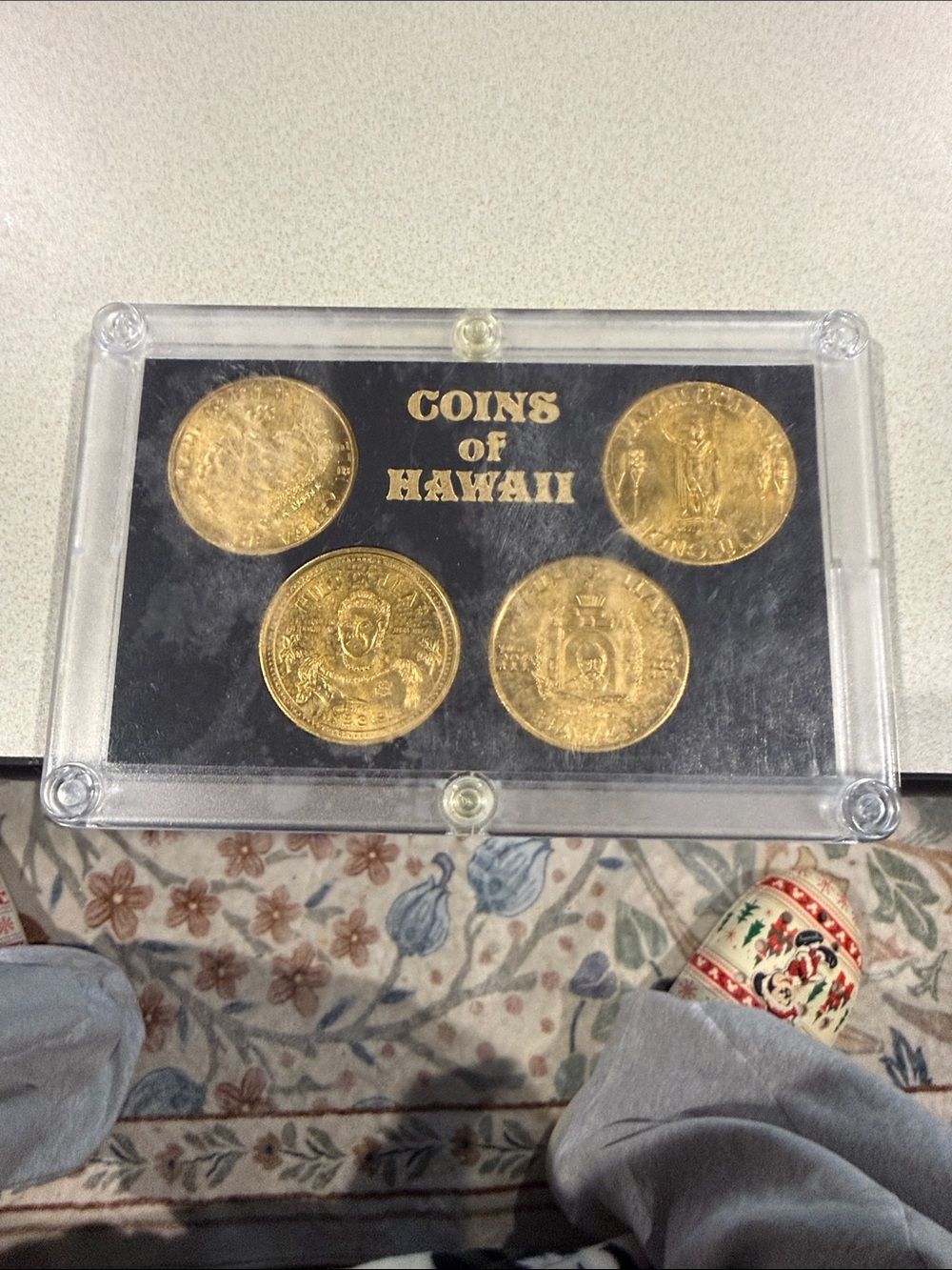 Coins of Hawaii Gold Tone Collectible Set